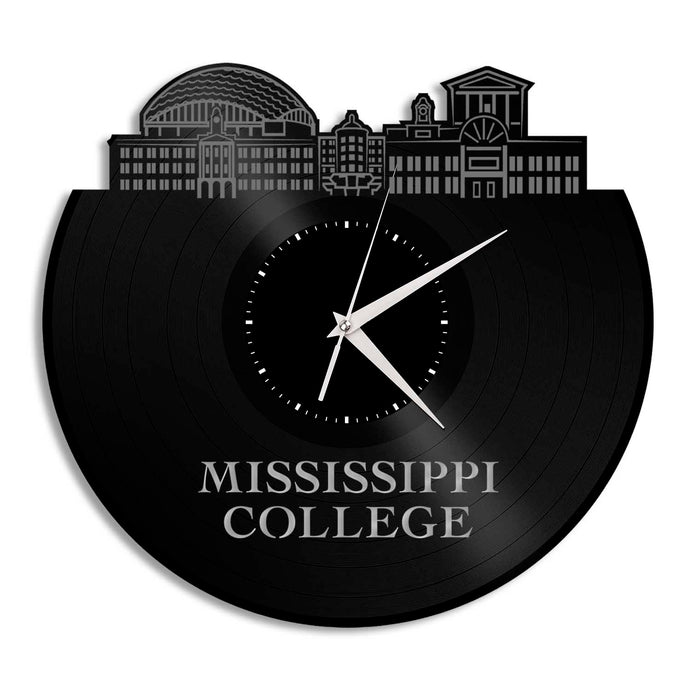 Mississippi College Vinyl Wall Clock