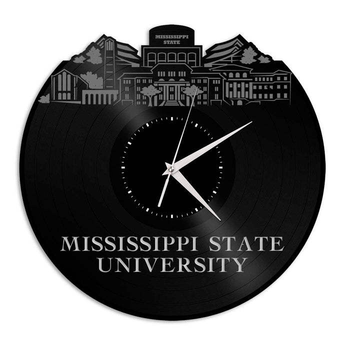 Mississippi State University Vinyl Wall Clock