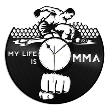Mixed Martial Arts MMA Vinyl Wall Clock