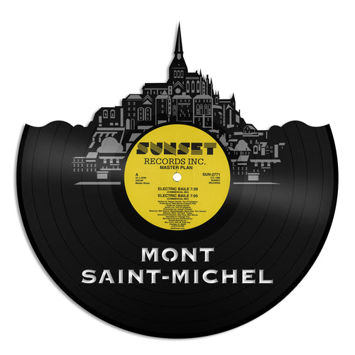 Mont Saint-Michel Skyline Vinyl Wall Art - VinylShop.US