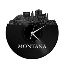 Montana Skyline Vinyl Wall Clock - VinylShop.US