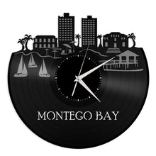 Montego Bay Skyline Vinyl Wall Clock - VinylShop.US