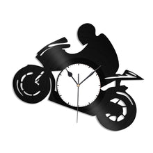 Motorcycle Vinyl Wall Clock