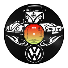 Volkswagen Iconic Cars Vinyl Wall Clock