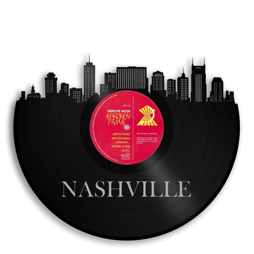 Nashville Skyline Vinyl Wall Art - VinylShop.US