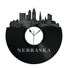 Nebraska Vinyl Wall Clock - VinylShop.US