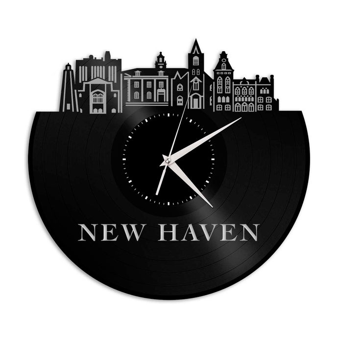New Haven CT Vinyl Wall Clock