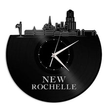 New Rochelle New York Vinyl Wall Clock