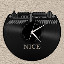 Nice France Skyline Vinyl Wall Clock - VinylShop.US