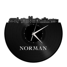 Norman Oklahoma Vinyl Wall Clock
