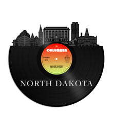 North Dakota Skyline Vinyl Wall Art - VinylShop.US