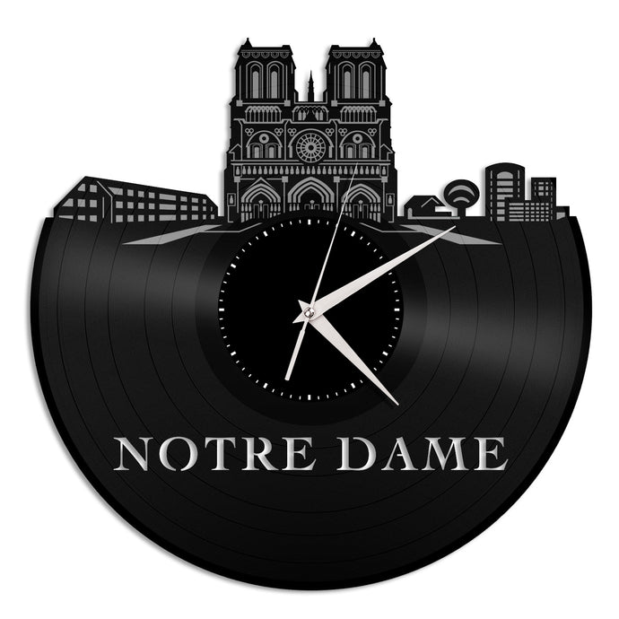 Notre Dame Vinyl Wall Clock - VinylShop.US