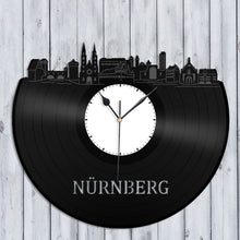 Nürnberg Skyline Vinyl Wall Clock - VinylShop.US