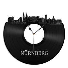 Nürnberg Skyline Vinyl Wall Clock - VinylShop.US