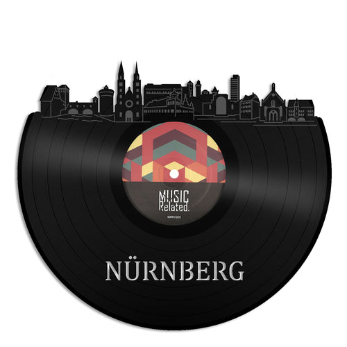 Nürnberg Skyline Vinyl Wall Art - VinylShop.US