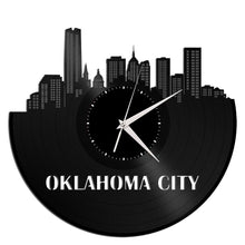 Unique Vinyl Wall Clock Oklahoma