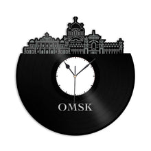Omsk Vinyl Wall Clock
