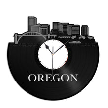 Oregon Skyline Vinyl Wall Clock - VinylShop.US