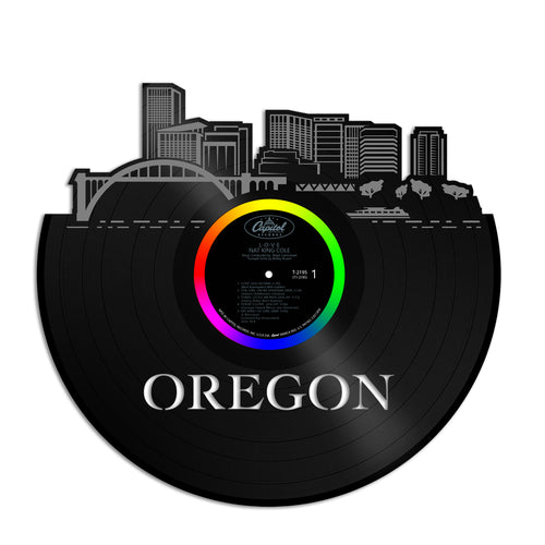 Oregon Skyline Vinyl Wall Art