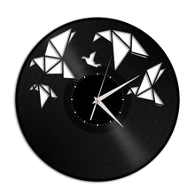 Origami Vinyl Wall Clock