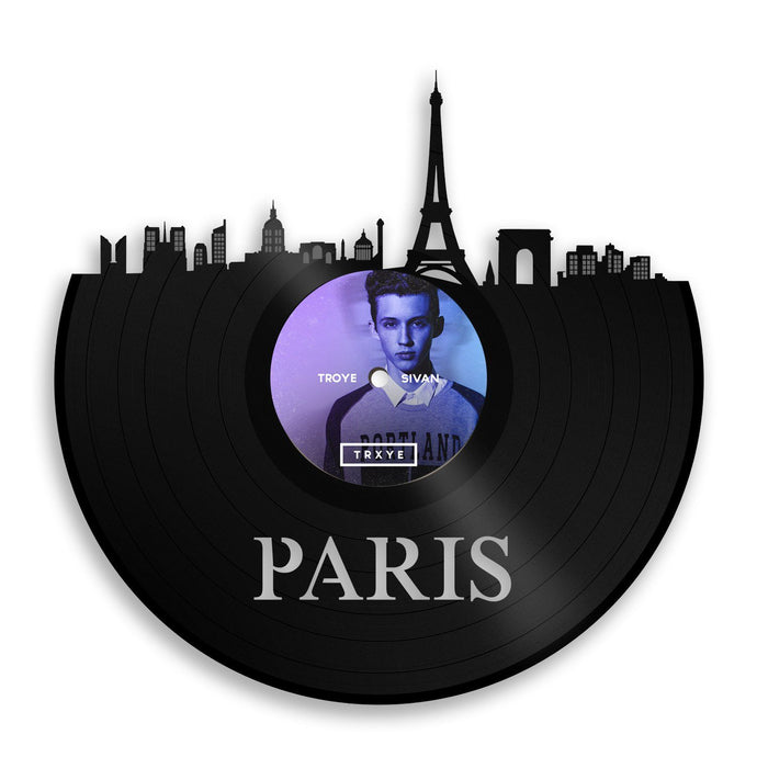 Paris Skyline Vinyl Wall Art - VinylShop.US