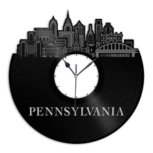 Pennsylvania New Design Vinyl Wall Clock