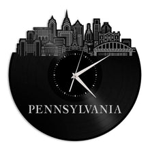 Pennsylvania New Design Vinyl Wall Clock