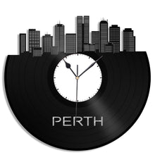 Perth Vinyl Wall Clock