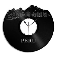 Peru Vinyl Wall Clock