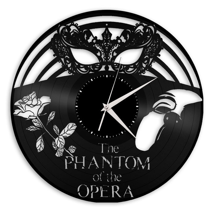 Phantom of the Opera Vinyl Wall Clock - VinylShop.US