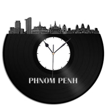 Phnom Penh Vinyl Wall Clock - VinylShop.US
