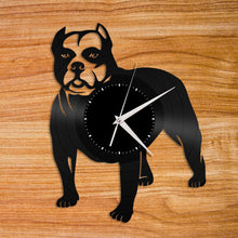 Pitbull Vinyl Wall Clock - VinylShop.US