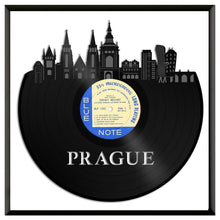 Prague Wall Art Skyline Vinyl Record Updated - VinylShop.US