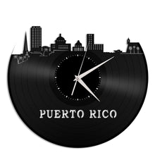 Puerto Rico Skyline Vinyl Wall Clock - VinylShop.US