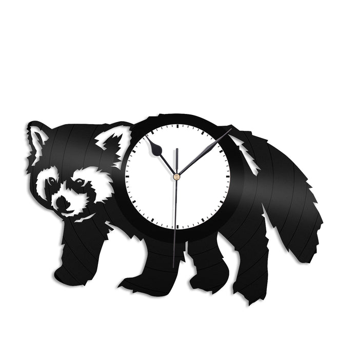 Red Panda Vinyl Wall Clock