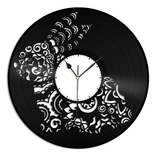 Rabbit Tribal Vinyl Wall Clock