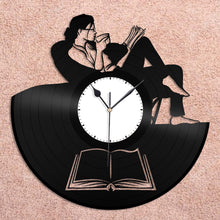 Reading Vinyl Wall Clock - VinylShop.US