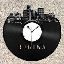 Regina Skyline Vinyl Wall Clock - VinylShop.US