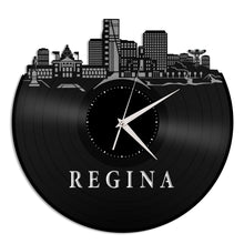 Regina Skyline Vinyl Wall Clock - VinylShop.US