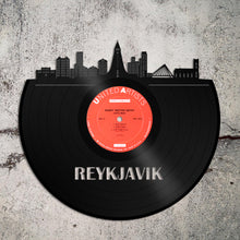 Reykjavik Iceland skyline Vinyl Wall Art - VinylShop.US