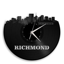 Richmond Skyline Vinyl Wall Clock - VinylShop.US