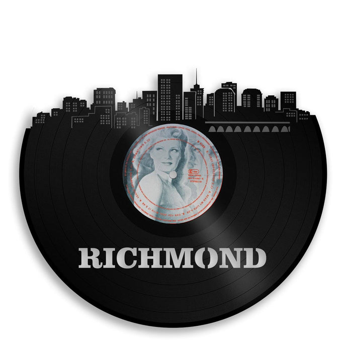 Richmond Skyline Vinyl Wall Art - VinylShop.US