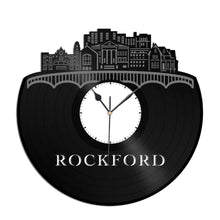 Rockford IL Vinyl Wall Clock