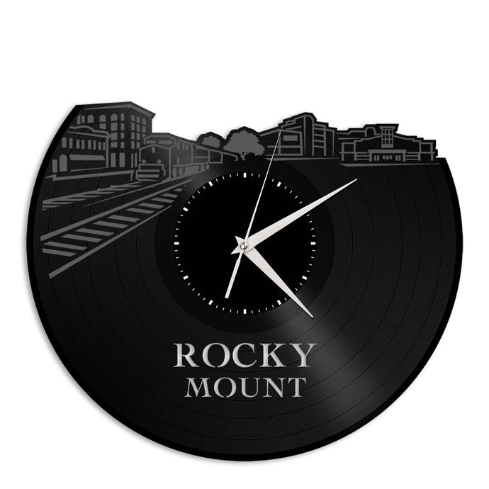 Rocky Mount North Carolina Vinyl Wall Clock