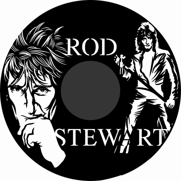 Custom Rod Stewart Art With Rod Stewart Label