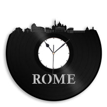 Rome Skyline Vinyl Wall Clock - VinylShop.US