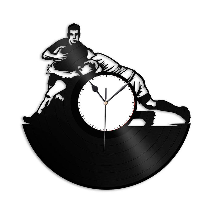 Rugby Vinyl Wall Clock
