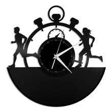 Running Vinyl Wall Clock