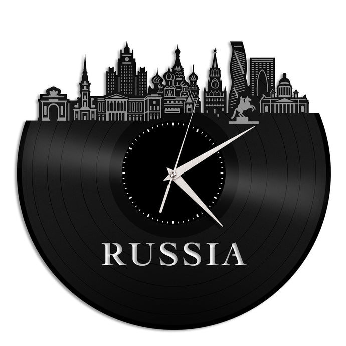 Russia Vinyl Wall Clock