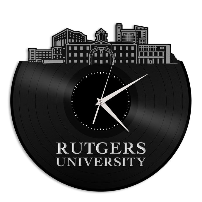 Rutgers University New Brunswick Vinyl Wall Clock